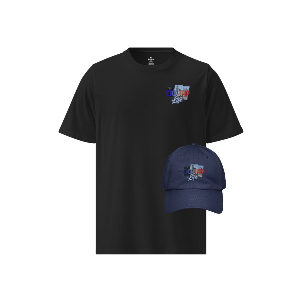 DOJ LIFE UNDER ARMOUR T-SHIRT / HAT BUNDLE