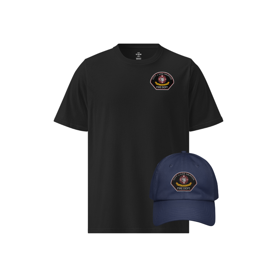 LSFD UNDER ARMOUR T-SHIRT / HAT BUNDLE