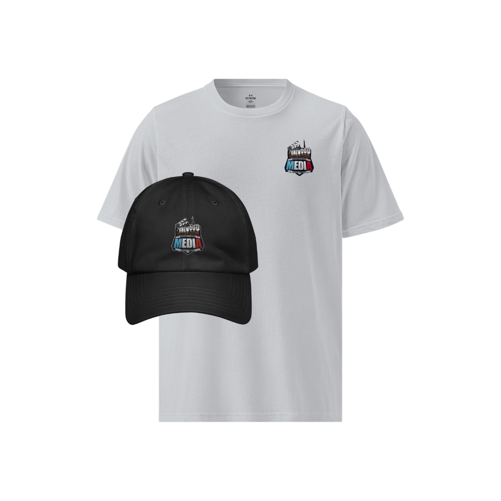 MEDIA UNDER ARMOUR T-SHIRT / HAT BUNDLE